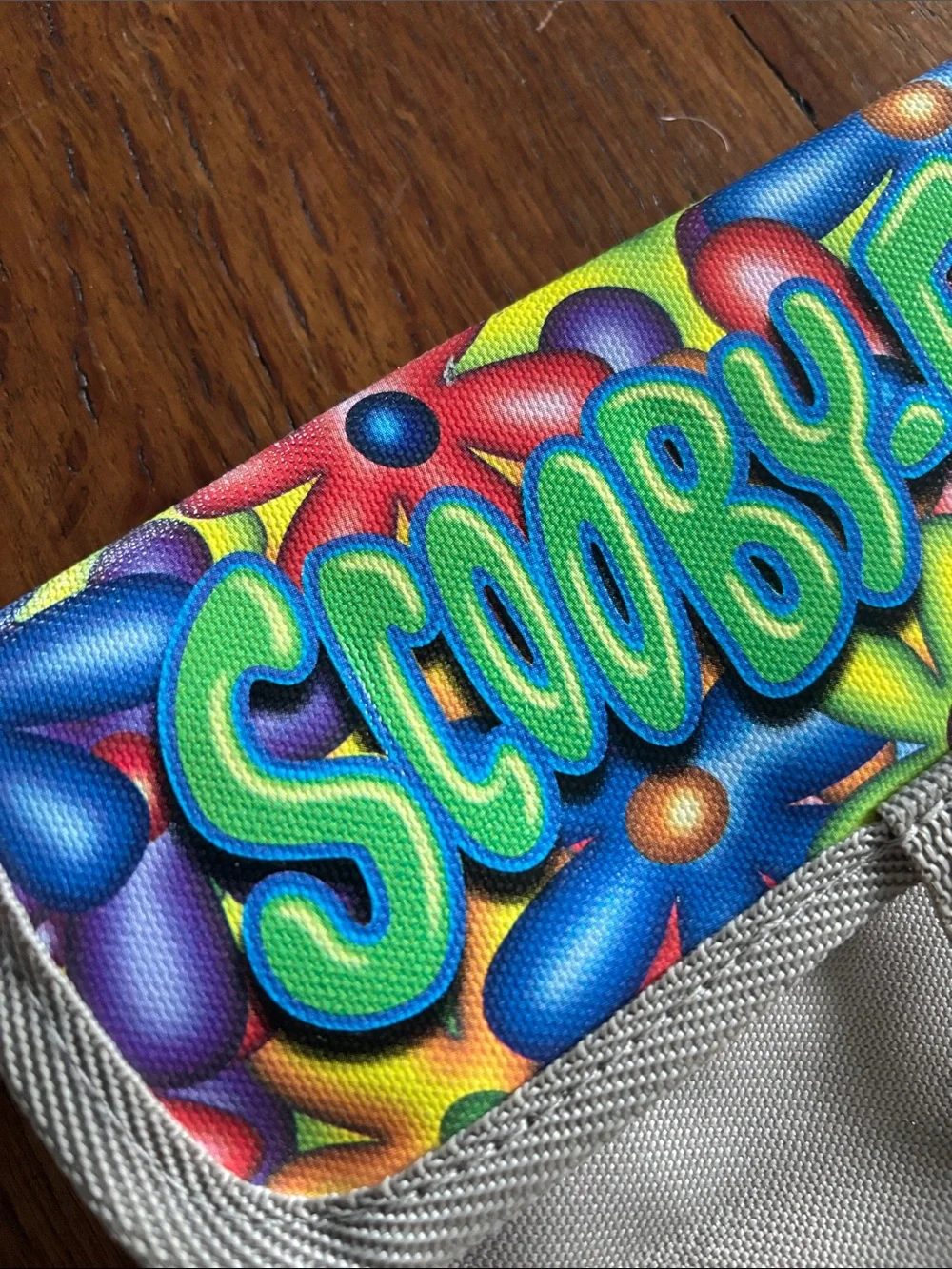 Scooby-Doo 2000 Axius Cartoon Network Beige Snack or Lunch Bag